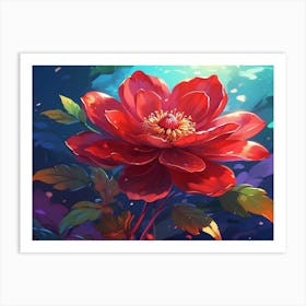 Peony Flower Art Print