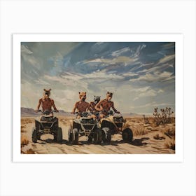 Four Wheelers Of The Apocalypse 1 Fy H Art Print