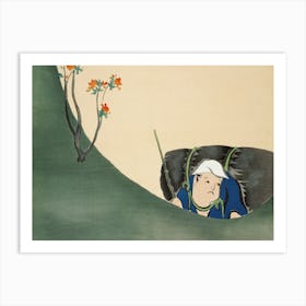 Samurai From Momoyogusa –Flowers Of A Hundred Generations (1911), Kamisaka Sekka Art Print