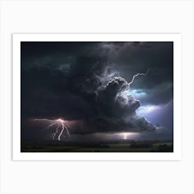 Lightning Storm Art Print