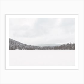 Open Winter Tundra Art Print