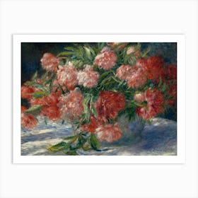 Peonies (c. 1880), Pierre Auguste Renoir Art Print