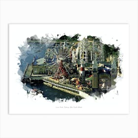 Luna Park, Sydney, New South Wales Art Print