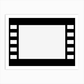 Movie Film Frame Art Print