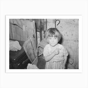 Untitled Photo, Possibly Related To Little Girl In Shack Home In Camp Near Mays Avenue, Oklahoma City, Oklahoma Art Print