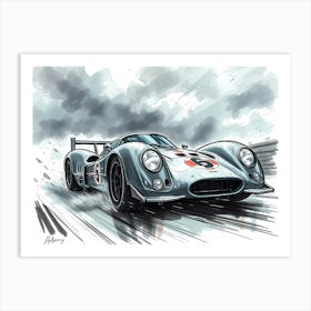 Porsche 962 Art Print