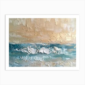 Sand And Sea 1 Art Print