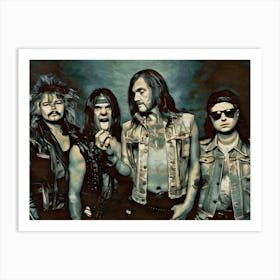 Motorhead band art Affiche