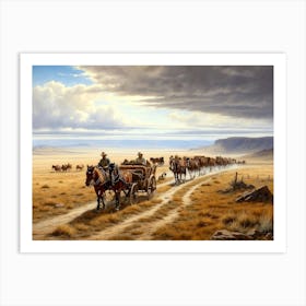 The Oregon Trail Art Print