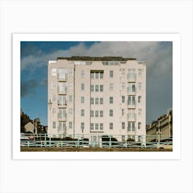 Brighton Apartment Building Art Print