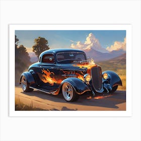 Hot Rod 9 Art Print