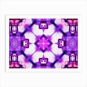 Purple Pattern 2 Art Print