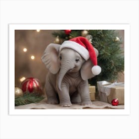 Christmas Animals 7 Art Print