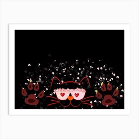 Cat Paws Art Print