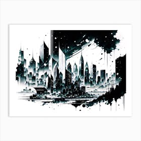 Cityscape 45 Art Print