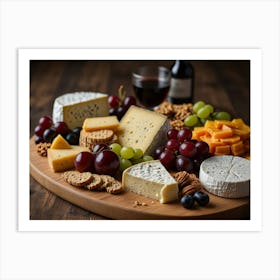 Cheese Platter Art Print