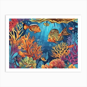 Under The Sea 6 Art Print