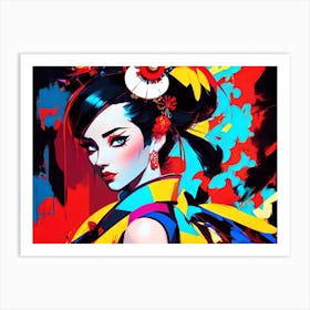 Asian Girl 14 Art Print