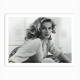 Swedish Film Star Anita Ekberg Art Print