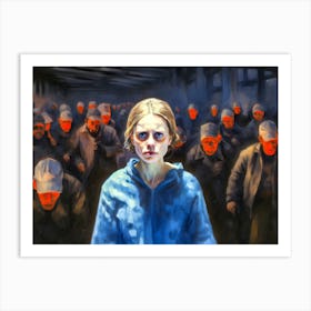 The walk. Art Print