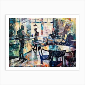 'The Cafe' Art Print