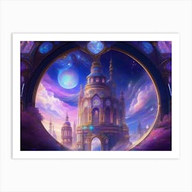 Castle In The Sky Art Print