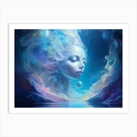 Dreaming Woman Art Print