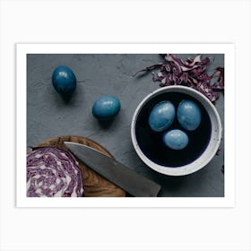 Blue Eggs 4 Art Print