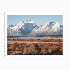 Wyoming Mountainscape Art Print