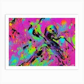 Alien  By Person Art Print