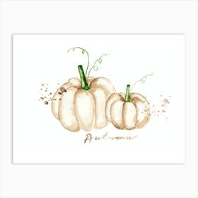 Autumn Pumpkins Art Print