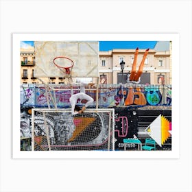 The Urban Yoga: Madrid 12 Art Print