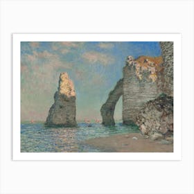 The Cliffs At Étretat (1885), Claude Monet Art Print