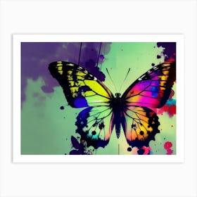 Colorful Butterfly 119 Art Print