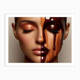 Chocolate Face Art Print