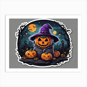 Halloween Pumpkins 18 Art Print