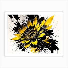 Yellow Sunflower Art Print