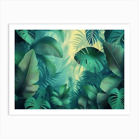 Tropical Jungle Art Print