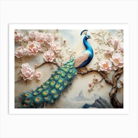 Peacock 41 Art Print