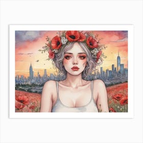 Poppies 4 Art Print