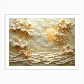 Beautiful 3d Relief Art 2 Art Print