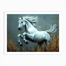 Fantasy Wild Unicorn Horse Art Print