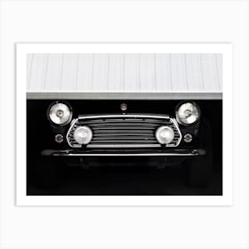 Mini Cooper 40th Anniversary In The Garage Art Print