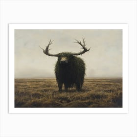 Fat Fantasy Elk Art Print