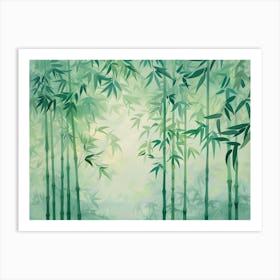 Bamboo Forest (10) Art Print