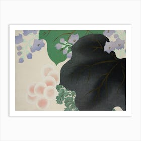 Flowers And Leaves From Momoyogusa –Flowers Of A Hundred Generations (1909), Kamisaka Sekka Art Print