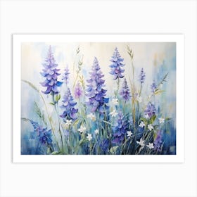 Lupins 1 Art Print