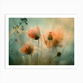 Floral Fusion No 2 Art Print