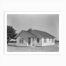 Farm Home Built Under Tenant Purchase Program, Hidalgo County, Texas By Russell Lee Art Print