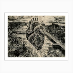 Heart In The City (VII) Art Print